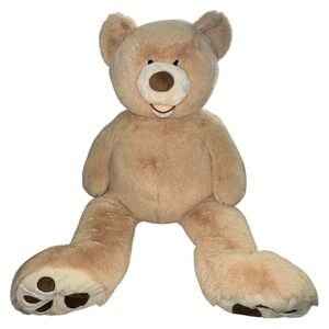 Giant Teddy Bear Tan Beige‎ 60" Jumbo Large Stuffed Plush HugFun International